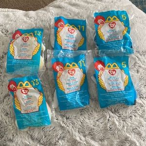 6 Vintage McDonald’s Ty Teenie Beanie Babies